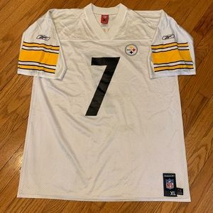Vintage 2000s Y2K Reebok Pittsburgh Steelers Ben Roethlisberger NFL jersey